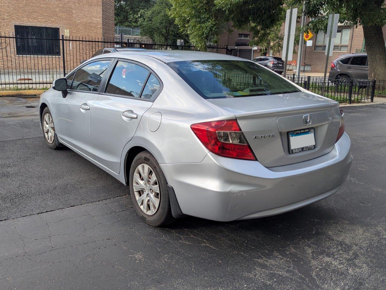 2012 Honda Civic LX 4-Door Sedan - 1.8L i-VTEC Engine, Automatic, FWD