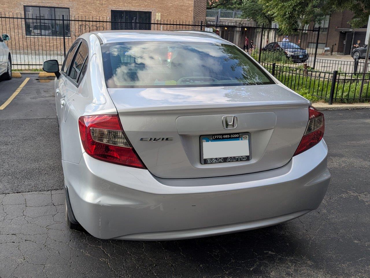 2012 Honda Civic LX 4-Door Sedan - 1.8L i-VTEC Engine, Automatic, FWD