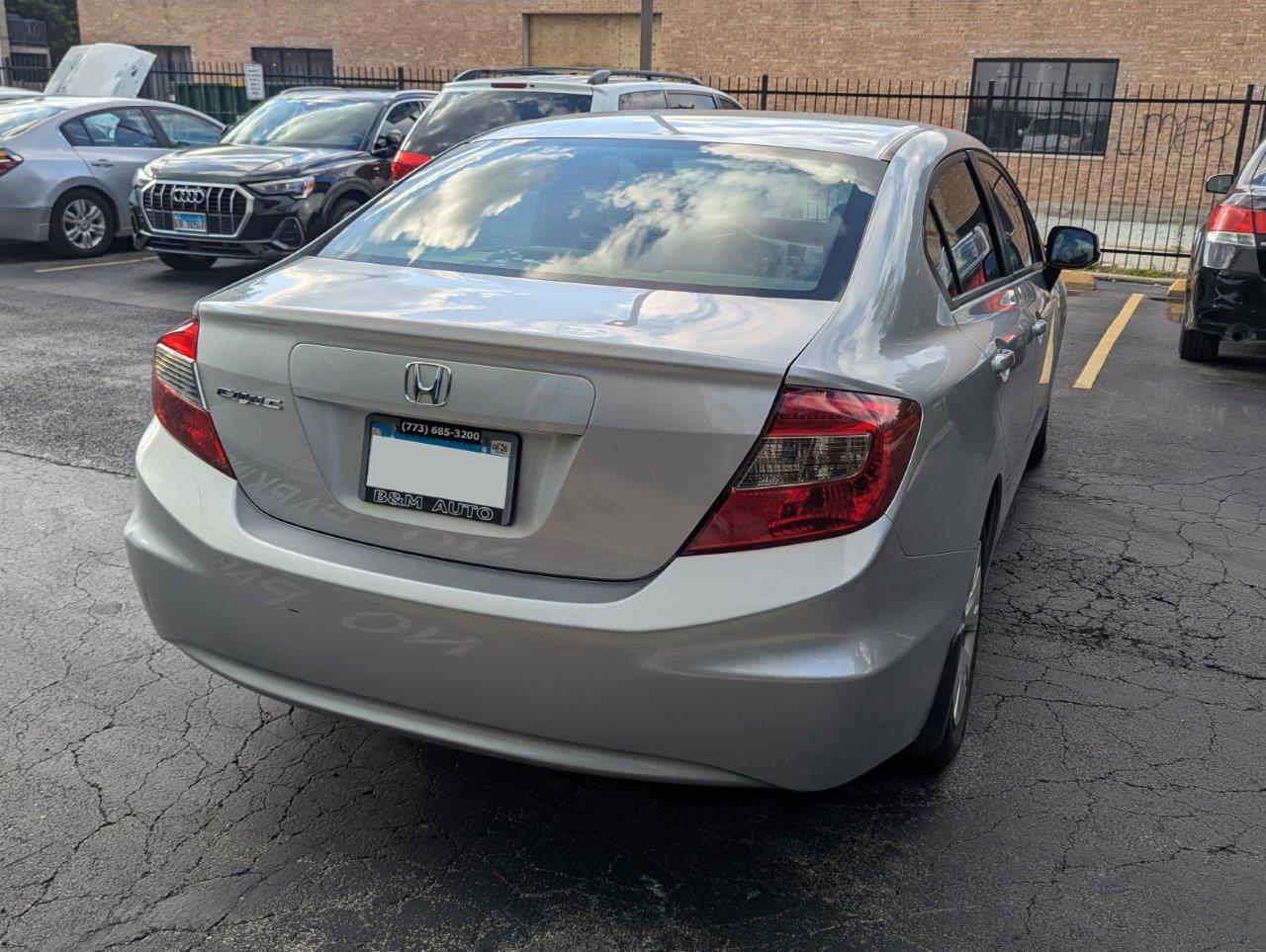 2012 Honda Civic LX 4-Door Sedan - 1.8L i-VTEC Engine, Automatic, FWD