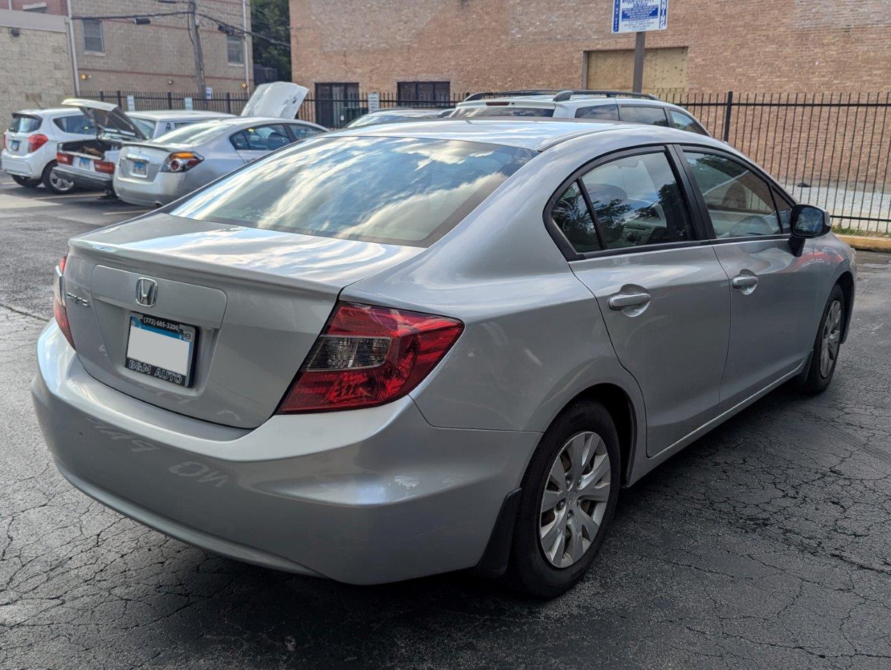 2012 Honda Civic LX 4-Door Sedan - 1.8L i-VTEC Engine, Automatic, FWD