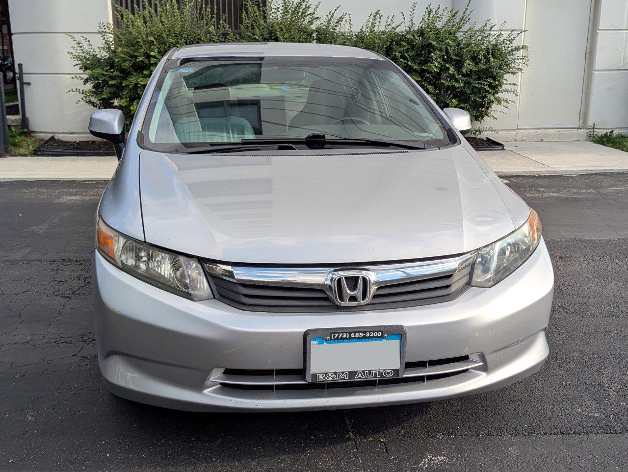 2012 Honda Civic LX 4-Door Sedan - 1.8L i-VTEC Engine, Automatic, FWD