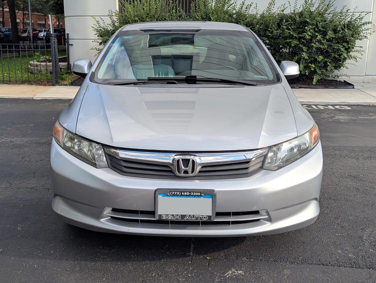 2012 Honda Civic LX 4-Door Sedan - 1.8L i-VTEC Engine, Automatic, FWD