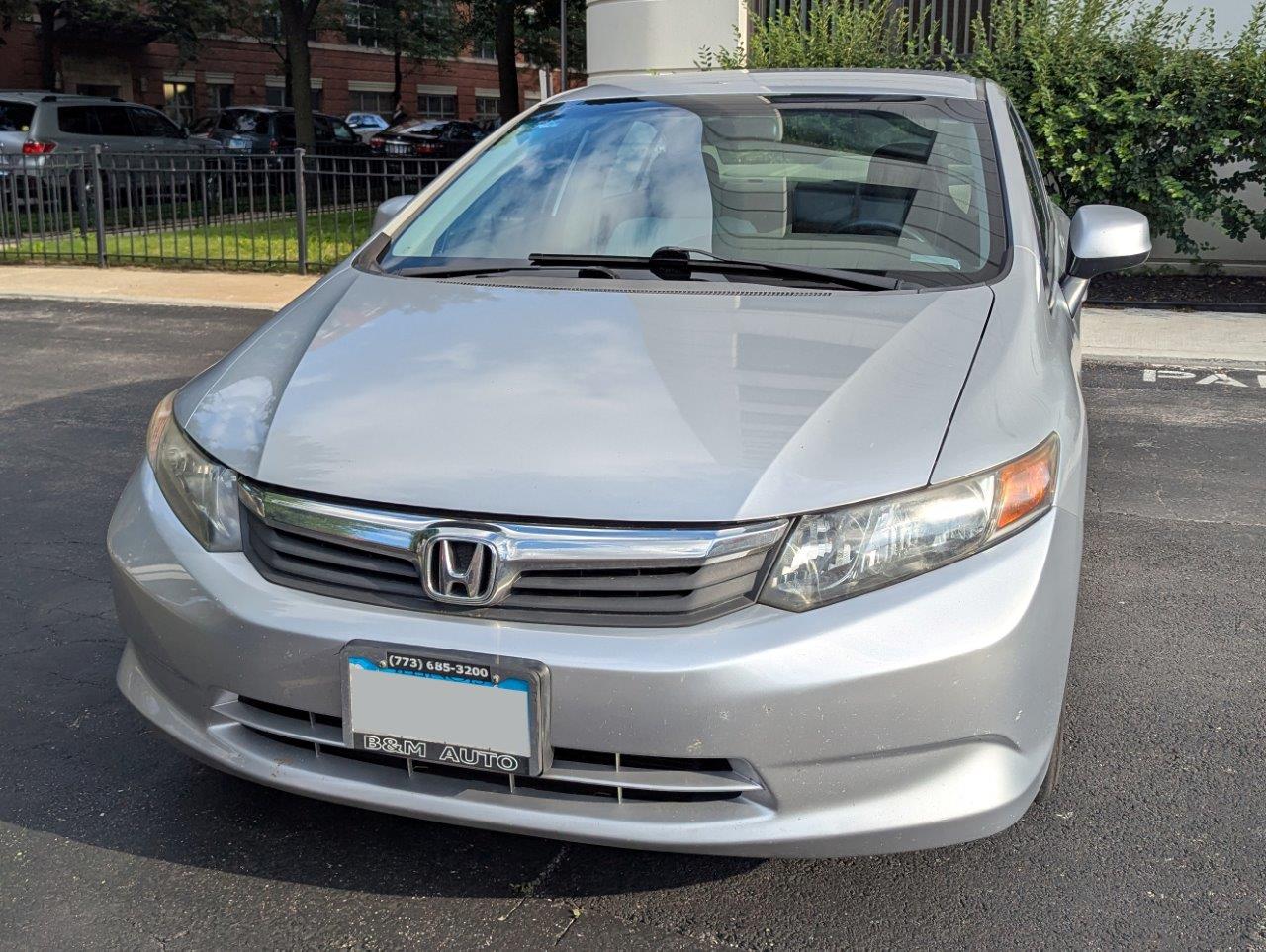 2012 Honda Civic LX 4-Door Sedan - 1.8L i-VTEC Engine, Automatic, FWD