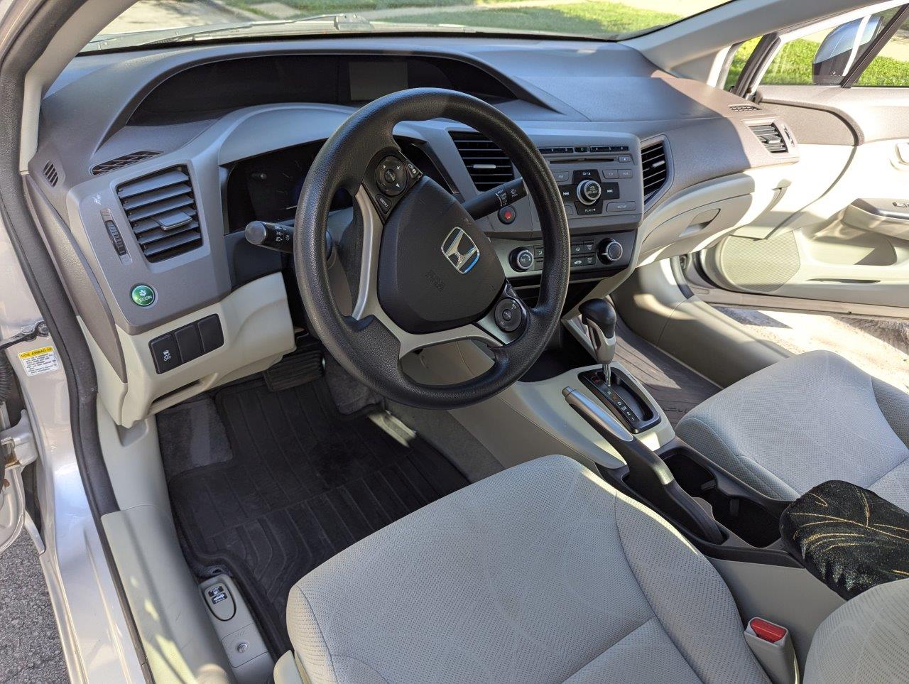 2012 Honda Civic LX 4-Door Sedan - 1.8L i-VTEC Engine, Automatic, FWD