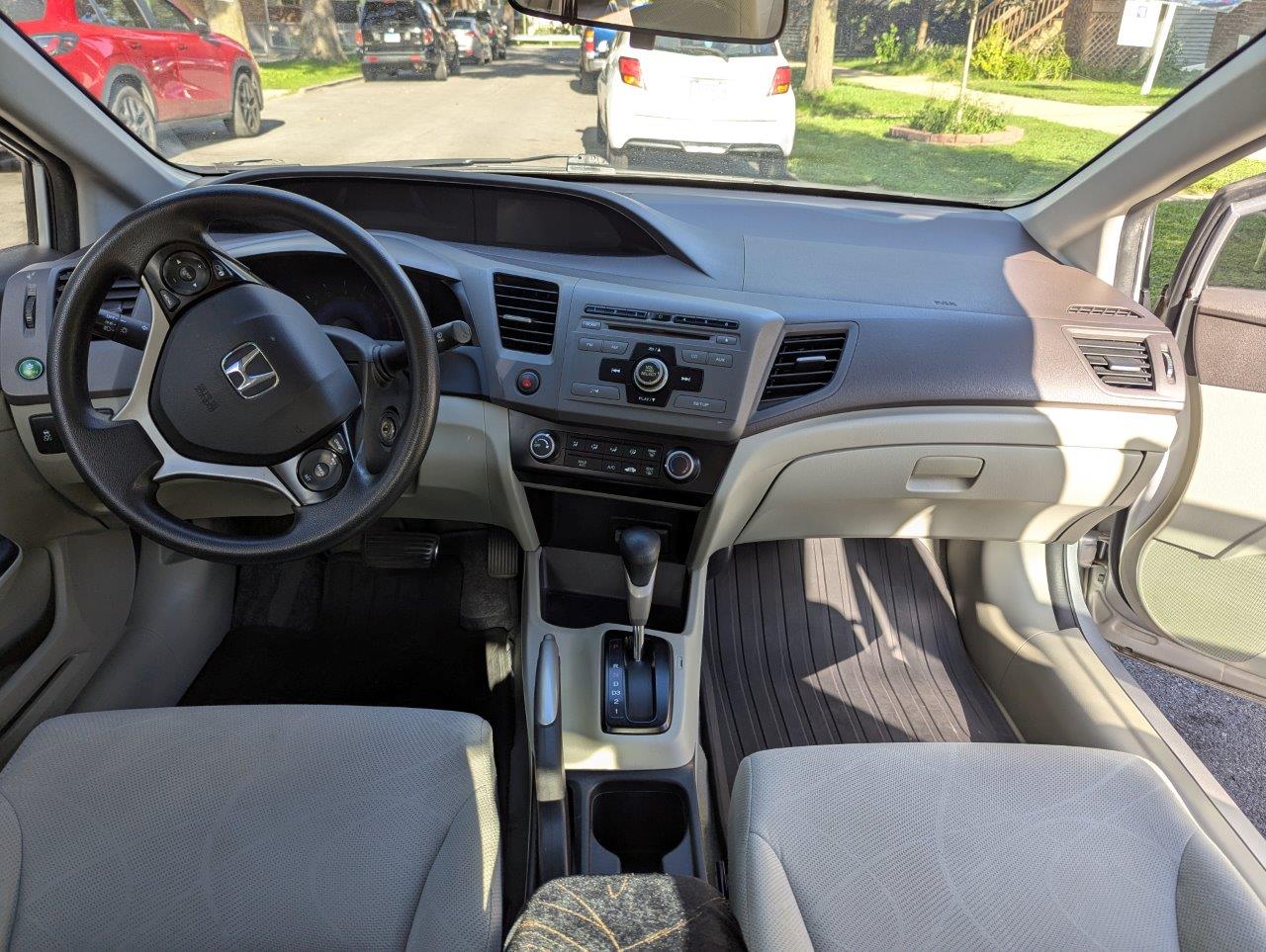 2012 Honda Civic LX 4-Door Sedan - 1.8L i-VTEC Engine, Automatic, FWD