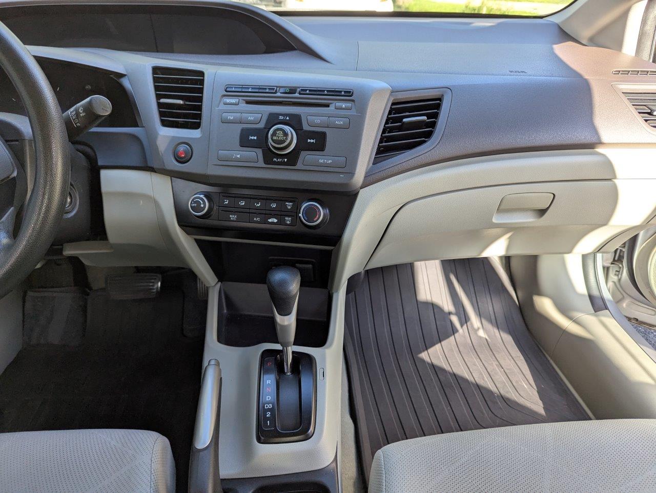 2012 Honda Civic LX 4-Door Sedan - 1.8L i-VTEC Engine, Automatic, FWD