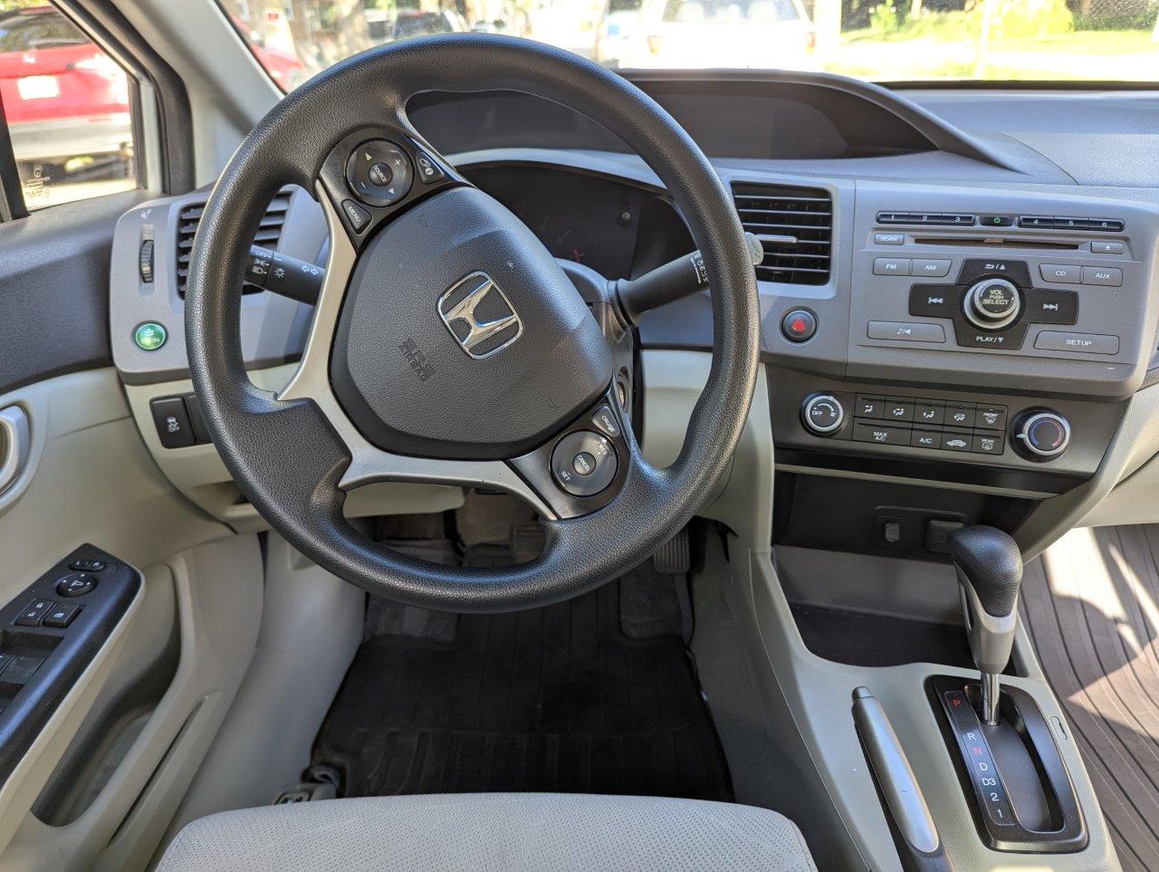 2012 Honda Civic LX 4-Door Sedan - 1.8L i-VTEC Engine, Automatic, FWD