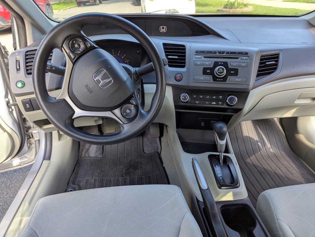 2012 Honda Civic LX 4-Door Sedan - 1.8L i-VTEC Engine, Automatic, FWD