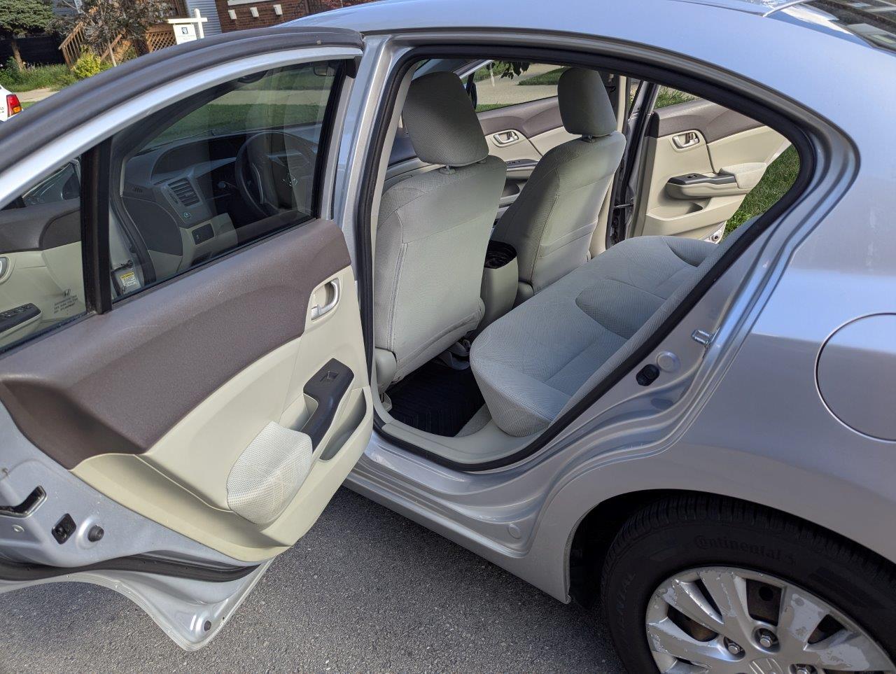 2012 Honda Civic LX 4-Door Sedan - 1.8L i-VTEC Engine, Automatic, FWD