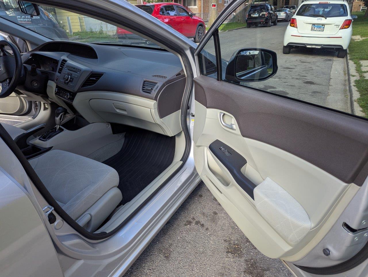 2012 Honda Civic LX 4-Door Sedan - 1.8L i-VTEC Engine, Automatic, FWD