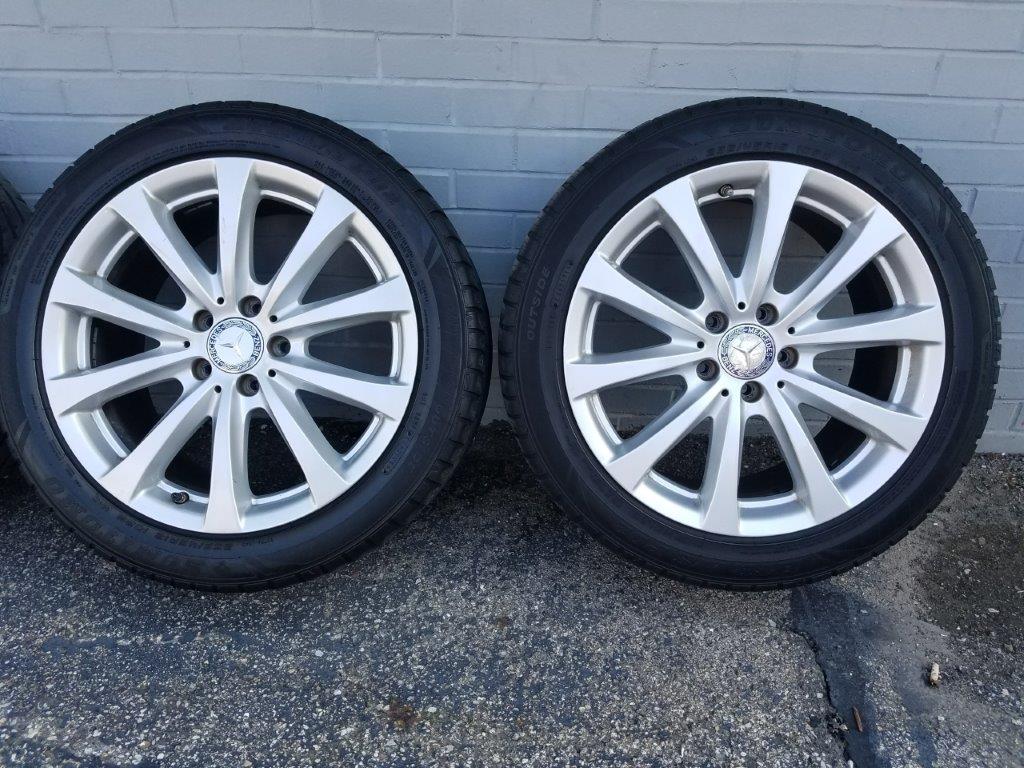 4 tires and rims for 2013 Mercedes S550 