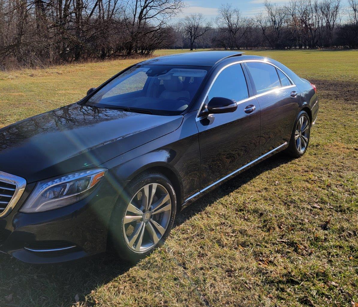 2017 Mercedes-Benz S-Class S 550 4MATIC Sedan with Premium Package, Rear seat Package, Comfort and Surround view driver's assistance. Pano Roof