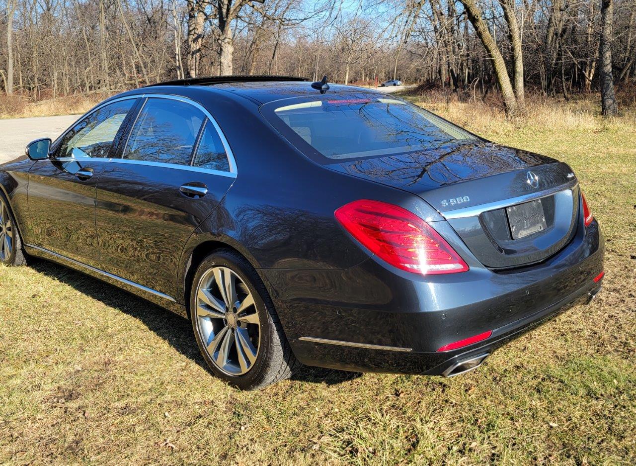 2017 Mercedes-Benz S-Class S 550 4MATIC Sedan with Premium Package, Rear seat Package, Comfort and Surround view driver's assistance. Pano Roof