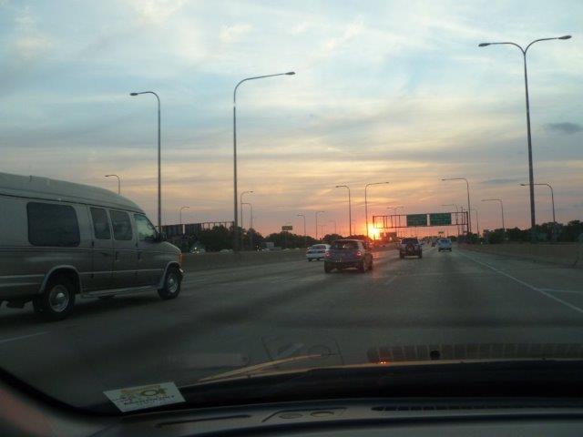 Chicago Loop Illinois stretch limousine going to Chicago